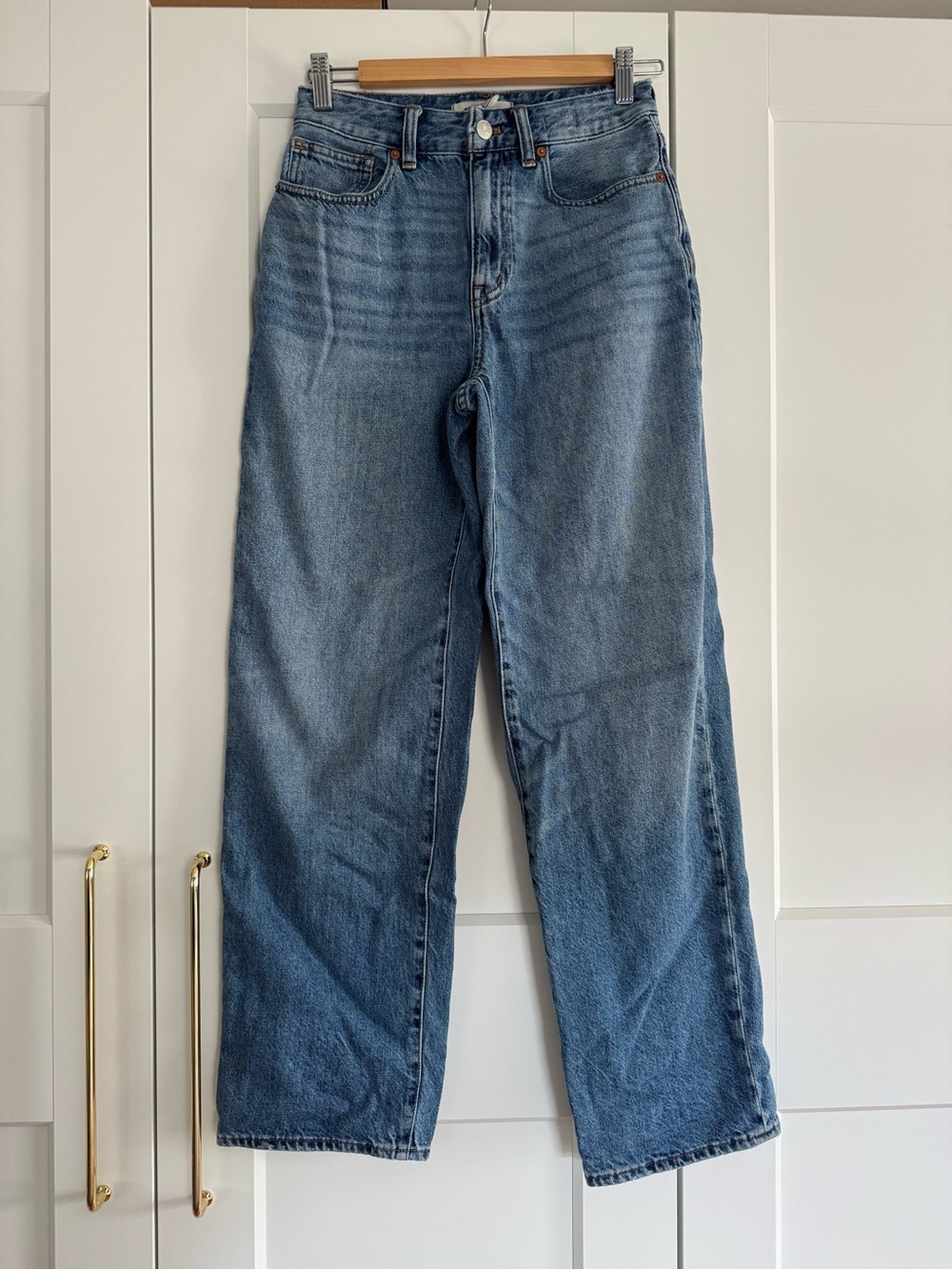Madewell Curvy Baggy Straight Jeans ~ Size 25